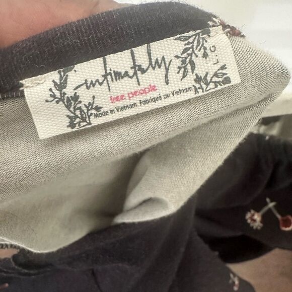 Free People Play Date Bodysuit Black L - Picture 8 of 8